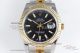 Perfect Replica Rolex Datejust 41 Swiss 2836 Black Index Dial Half Gold Jubilee Strap (4)_th.jpg